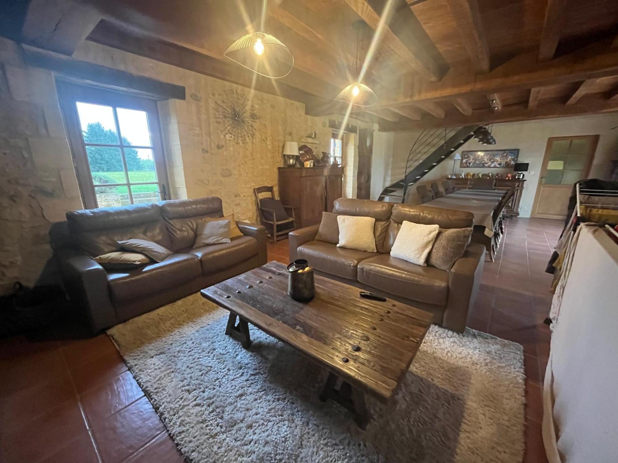 Chambre D'Hotes La Ferme De La Croix. サン・タヴィ・セニュール エクステリア 写真